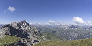 Category Mountain Landscapes Prints: Mountain panorama from Hochrappenkopf
