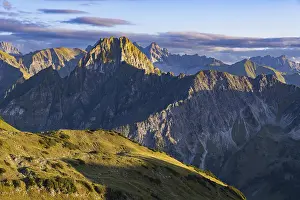 Category Mountain Landscapes Prints: Mountain panorama from Laufbacher-Eckweg to Hoefats