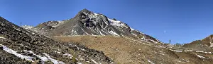 Framed Print : Mountain panorama from Meierhoftalli to Schwarzhorn in autumn