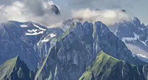 Category Mountain Landscapes Prints: Mountain panorama from the Nebelhorn