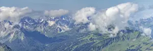 Category Mountain Landscapes Prints: Mountain panorama from the Nebelhorn