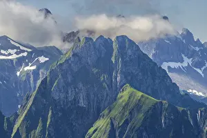 Category Mountain Landscapes Prints: Mountain panorama from the Nebelhorn