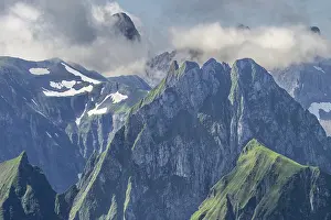 Category Mountain Landscapes Prints: Mountain panorama from the Nebelhorn