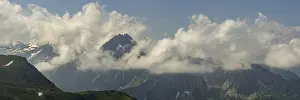 Category Mountain Landscapes Prints: Mountain panorama from Zeigersattel to Hoefats 2259m