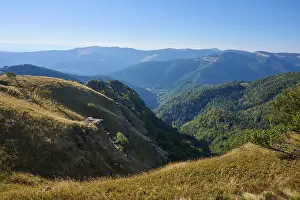 Mountain range, Bergkam, Summer