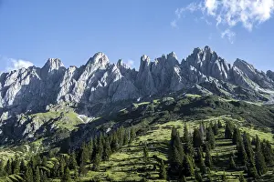 Mountain ridge, Bratschenkopf, peaks and mountains