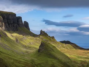 Mountain scenery, Quiraing landslip