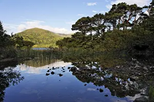 The mountain Shehy mirrors in the Loch Lein
