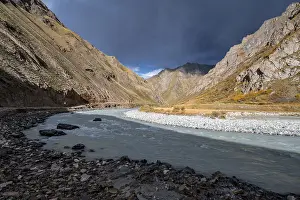 Mountain valley with Sary Jaz river
