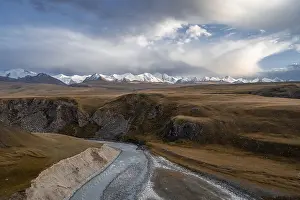 Mountain valley with Sary Jaz river