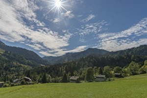 Mountain village Ebnit, municipality Dornbirn