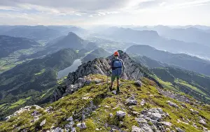 Mountaineers at the summit of the Scheffauer