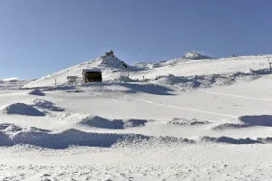 Mountains in Andalusia, Mountain range with snow