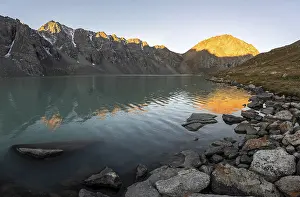 Mountains reflected in the lake