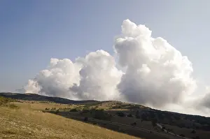 Mountains and sky. Crimea, Ukraine
