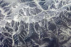 Mountains in the spring: view from height