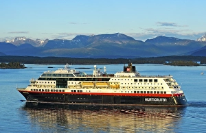 Category Scandinavia Prints: MS Midnatsol, Hurtigruten passenger and ro-ro ship
