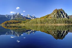 Mt Ameisstein, reflections in Almsee Lake