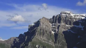 Mt Glarnisch, high mountain in the canton of Glarus