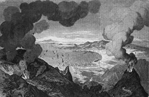 Mt Vesuvius before the great eruption of 1872