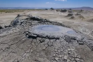 Mud volcanoes in Azerbaijan, Middle East