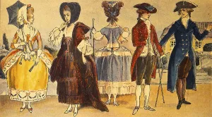 Muenchener Bilderbogen, costumes