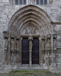 Muhlhausen, bridal gate of St Mary's Church