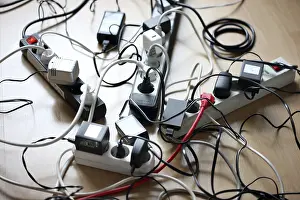 Multiple power strips for connection of multiple electrical devices
