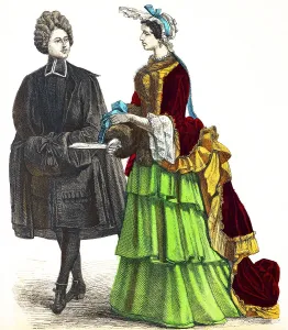 Munich Bilderbogen, Costumes, Beginning of the 18th century