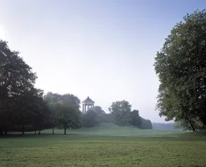 Munich, English Garden/ Hill with Monopteros