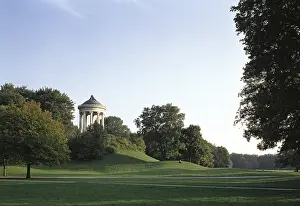 Munich, English Garden/ Hill with Monopteros
