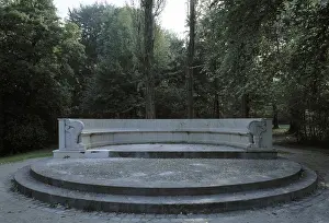 Munich, English Garden/ Stone Bank