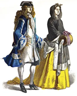 Munich illustrated broadsheet, costumes