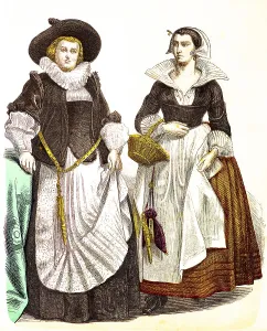 Munich illustrated broadsheet, costumes