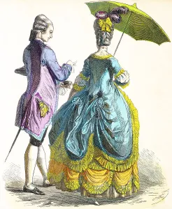 Munich picture sheet, costumes