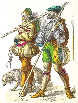 Munich picture sheet, costumes