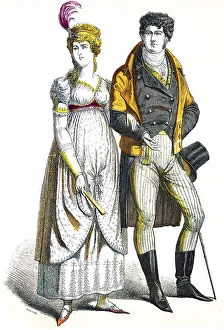 Munich picture sheet, costumes