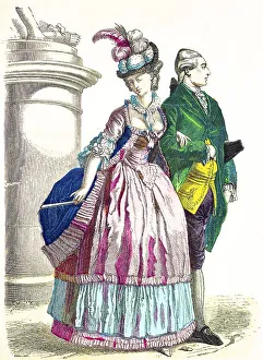 Munich picture sheet, costumes