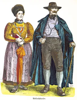 Munich picture sheet, costumes