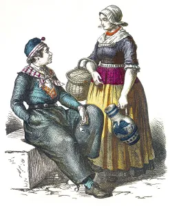 Munich picture sheet, costumes