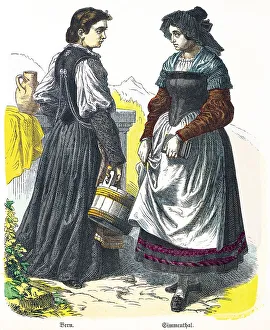 Munich picture sheet, costumes