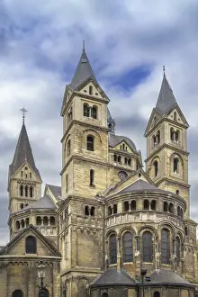 Munsterkerk church in Roermond Netherlands view of the apse