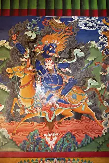 Mural painting, Likir Monastery or Likir Gompa
