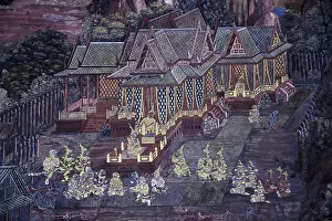 Mural painting in Wat Phra Kaew