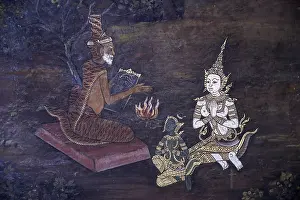 Mural painting in Wat Phra Kaew