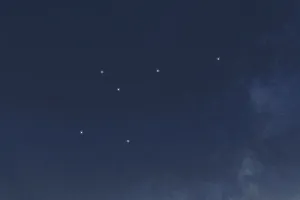 Musca star constellation, Night sky