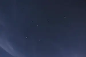 Musca star constellation, Night sky
