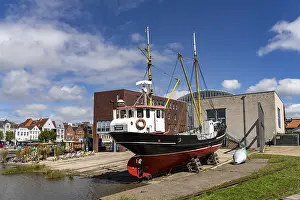 Museum ship Hildegard in Husum in Husum