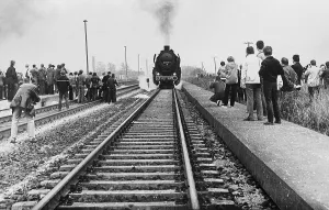Museum trip of a train of he German Reich Railways