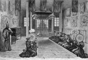 Music performance at the Pagoda of Kurul Kalmuck